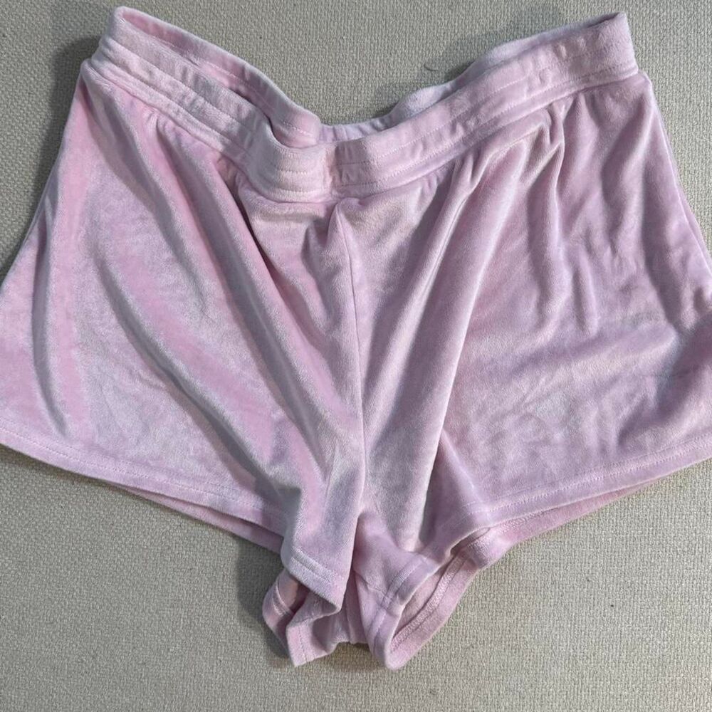 Juicy Couture Pink Velour Shorts
